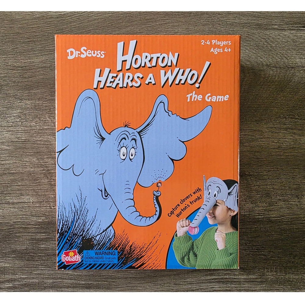 Dr Seuss Horton Hears a Who The Game Goliath Kids Board Game 2-4 Players Ages 4+